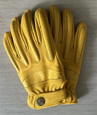 Motorcycle Leather Gloves Premium FM