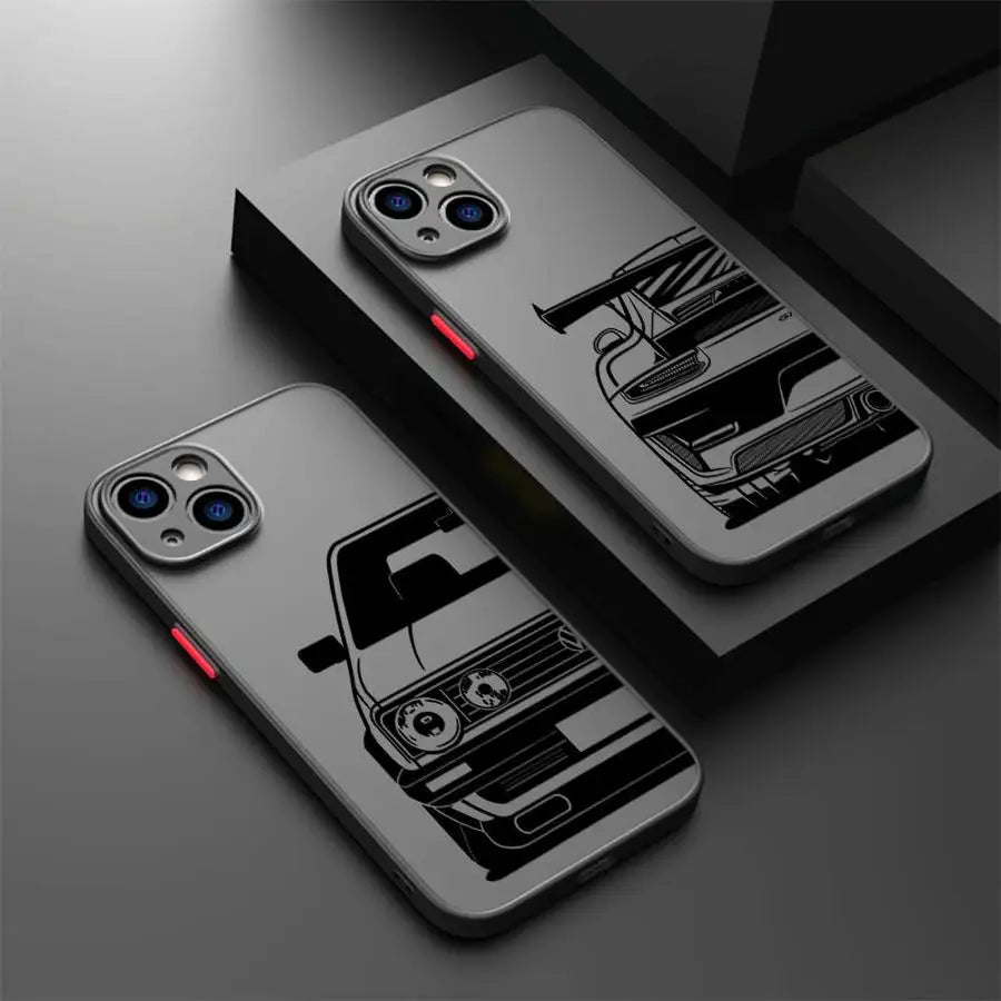 Vehicle Line Art Phone Cases FC