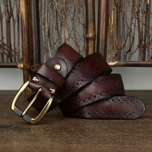 Pin Buckle Vintage Belt for Men FM
