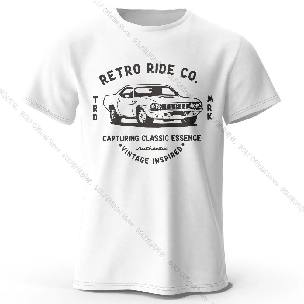 Men's Vintage "Retro Ride Co" T-Shirt FC