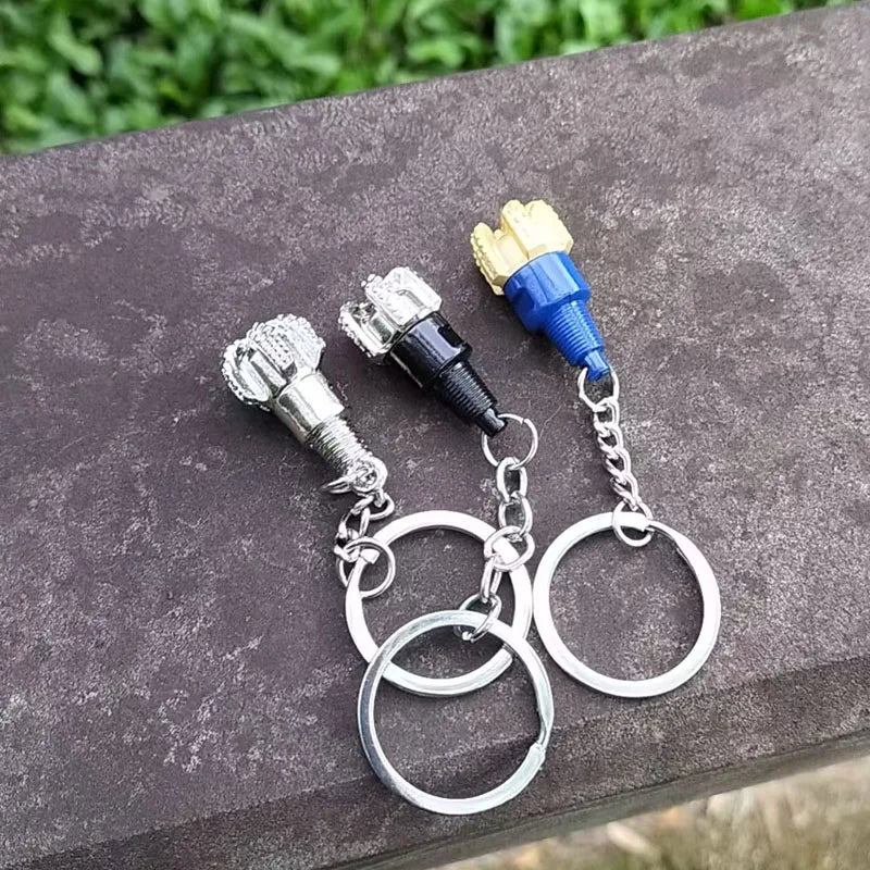 Tricone Drill Bit Keychain TS