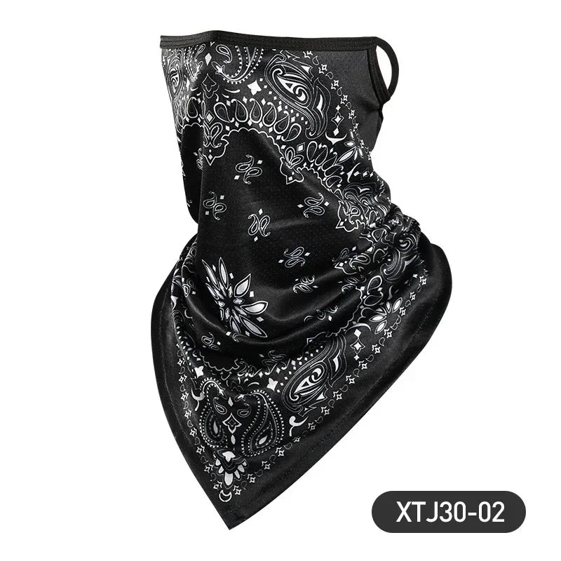 Neck Gaiter Face Ear Loops FM