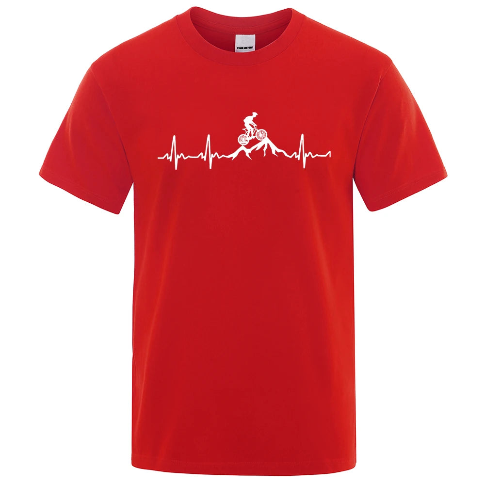 Heartbeat MTB Men T-Shirt FB
