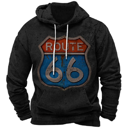 Vintage Hoodie Route 66 FM