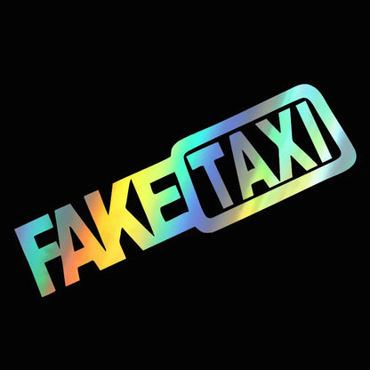 Fake Taxi Vinyl Decal FC