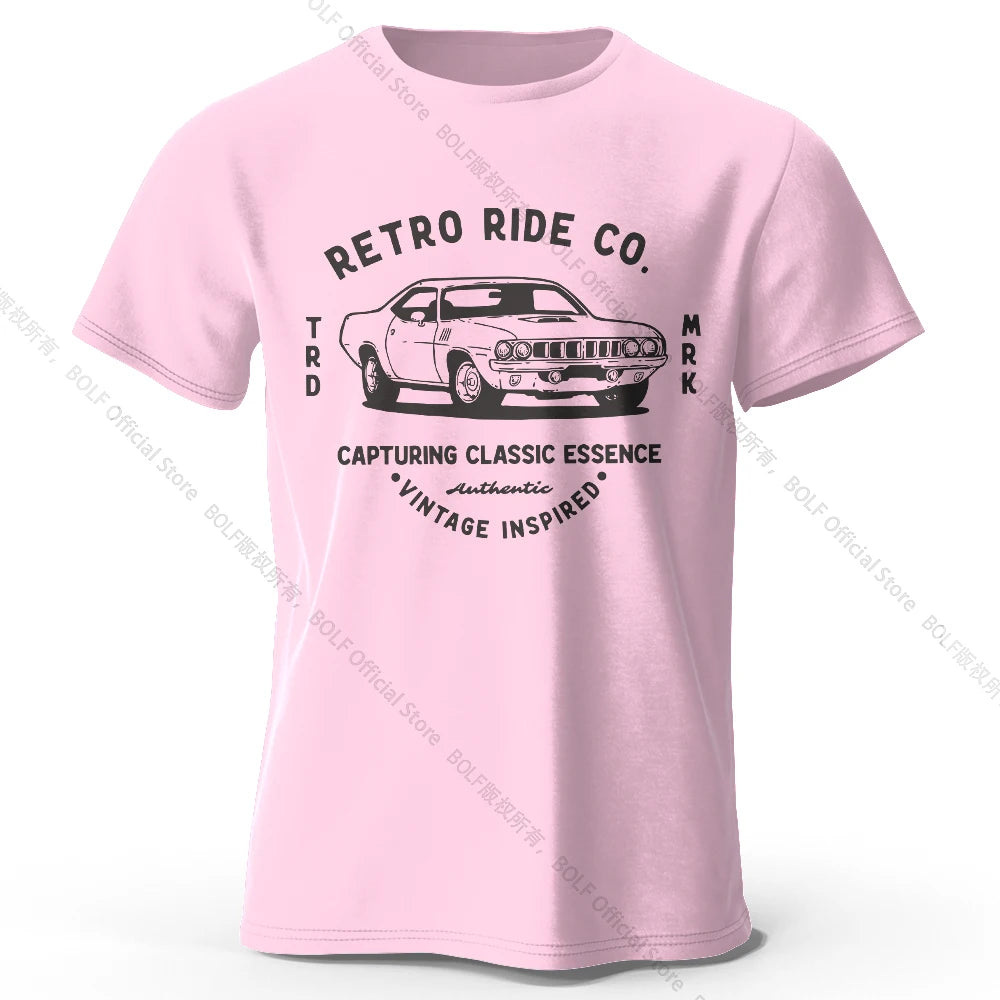 Men's Vintage "Retro Ride Co" T-Shirt FC
