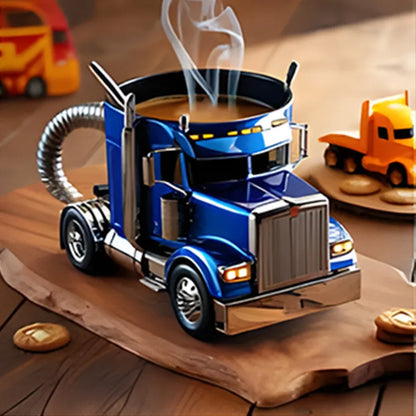 3D Semi-Truck Model Coffee Mug TS