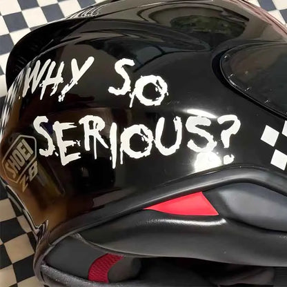 Why So Serious Stickers Motorcycle FM
