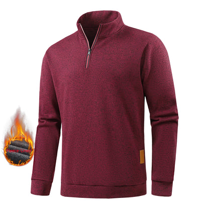 Autumn Men’s Half-Zip Sweatshirts FM