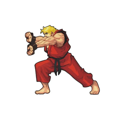 Fighting Game Character 3D Car Decal FC
