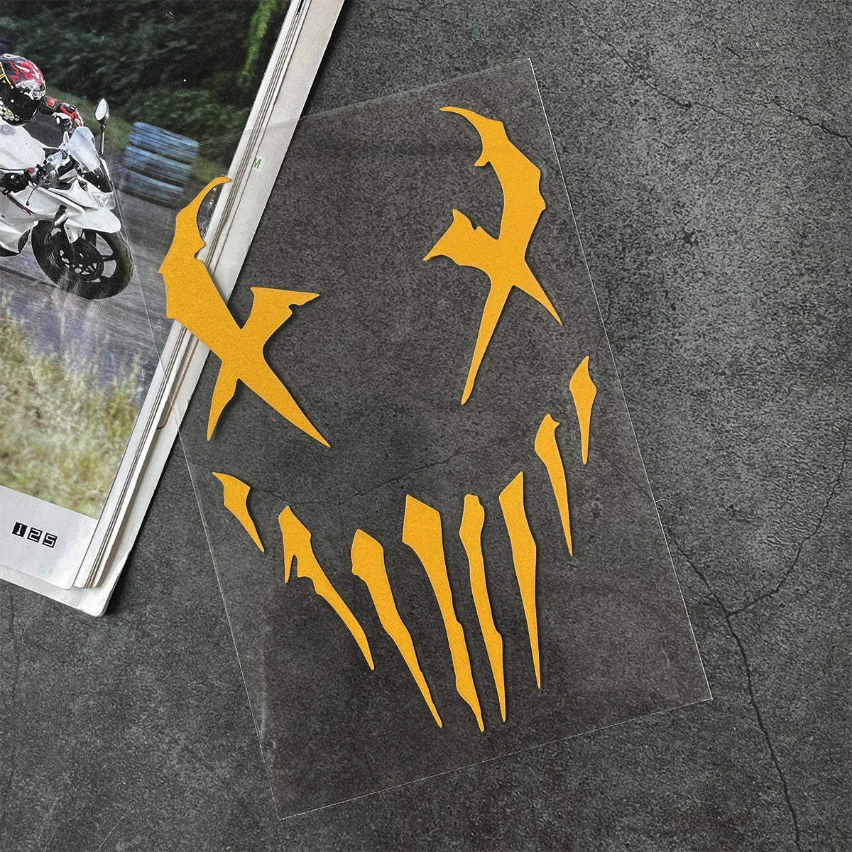 Devil Motorcycle Stickers FM