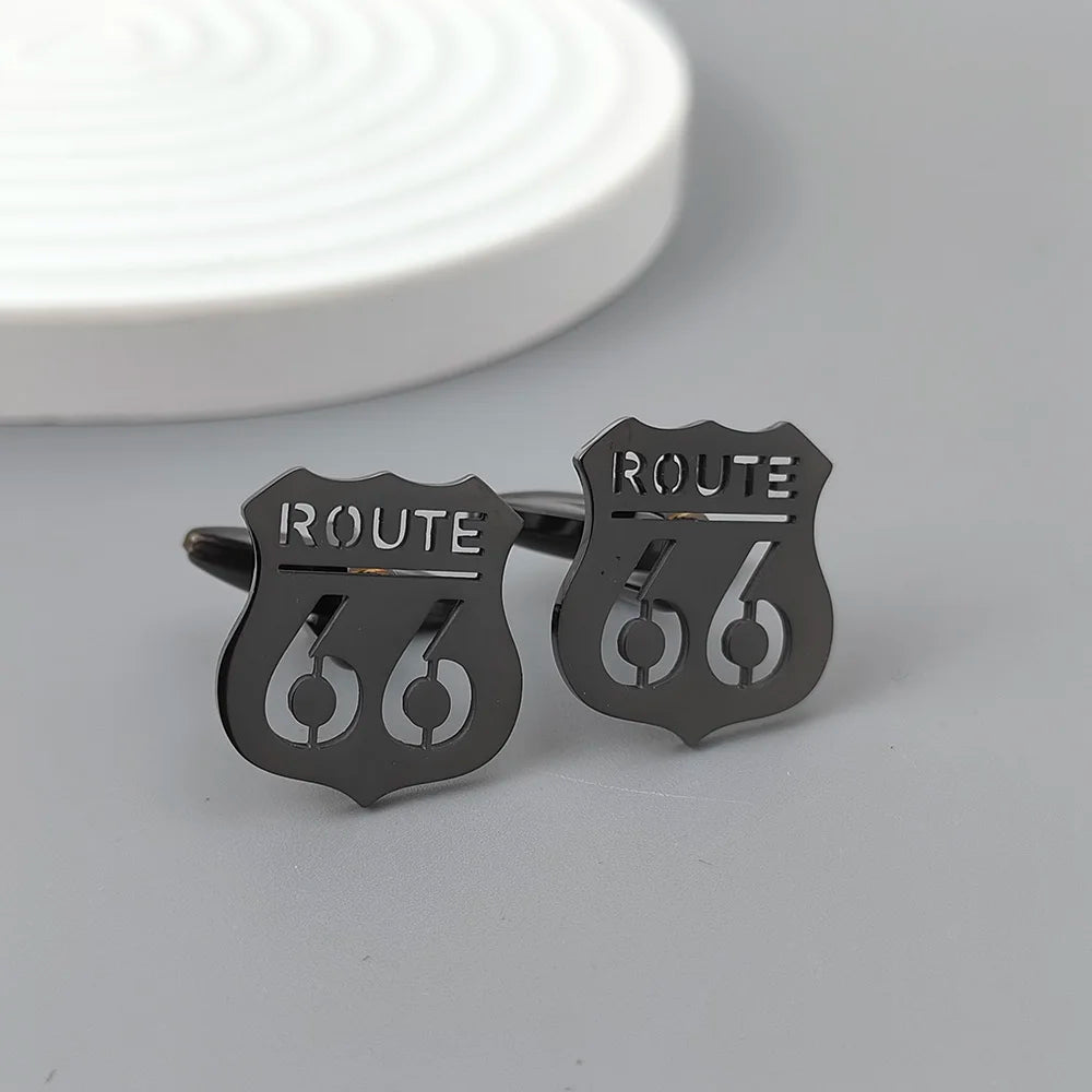 Route 66 Buttons Pin FM