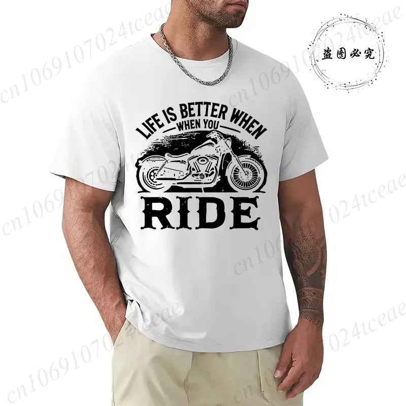 Ride Motorcycle T-Shirt FM
