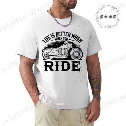 Ride Motorcycle T-Shirt FM