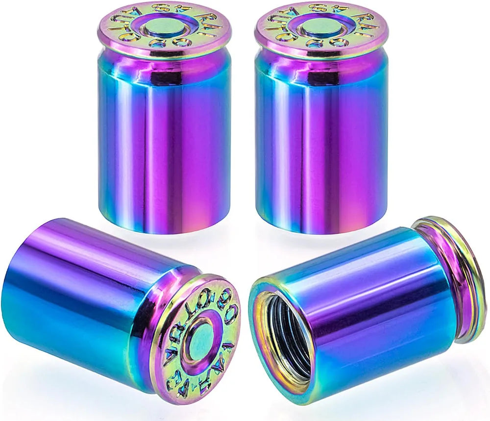 Bullet-Style Tire Valve Stem Caps FC