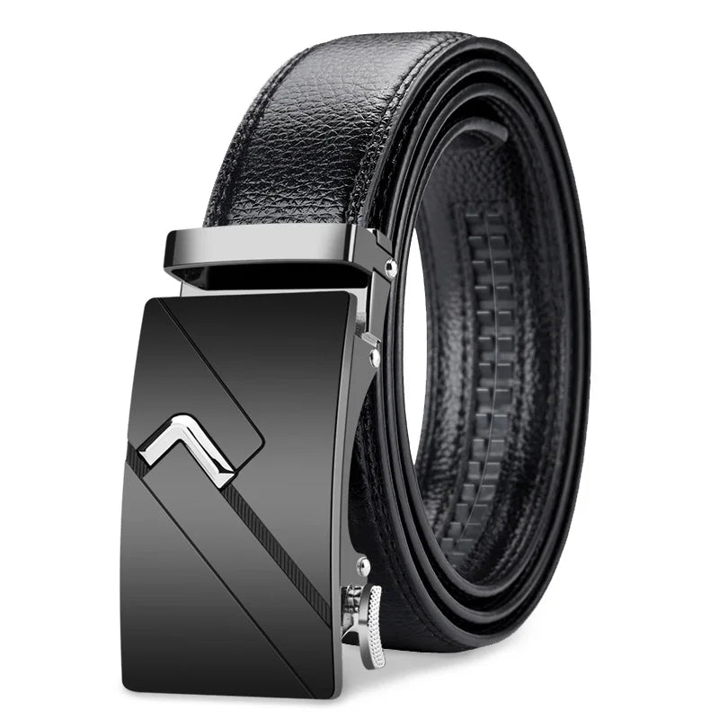 Men Belt Buckle Genuine Leather FM
