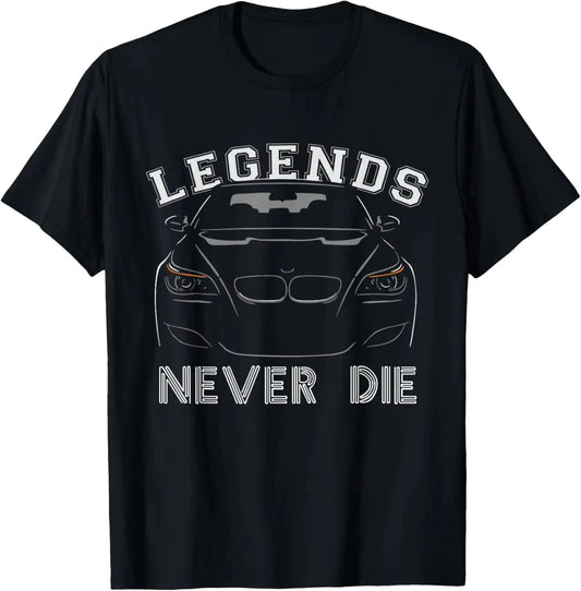 Legends Never Die Car T-Shirt FC