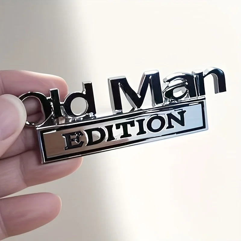 Old Man Edition 3D Emblem Sticker FC