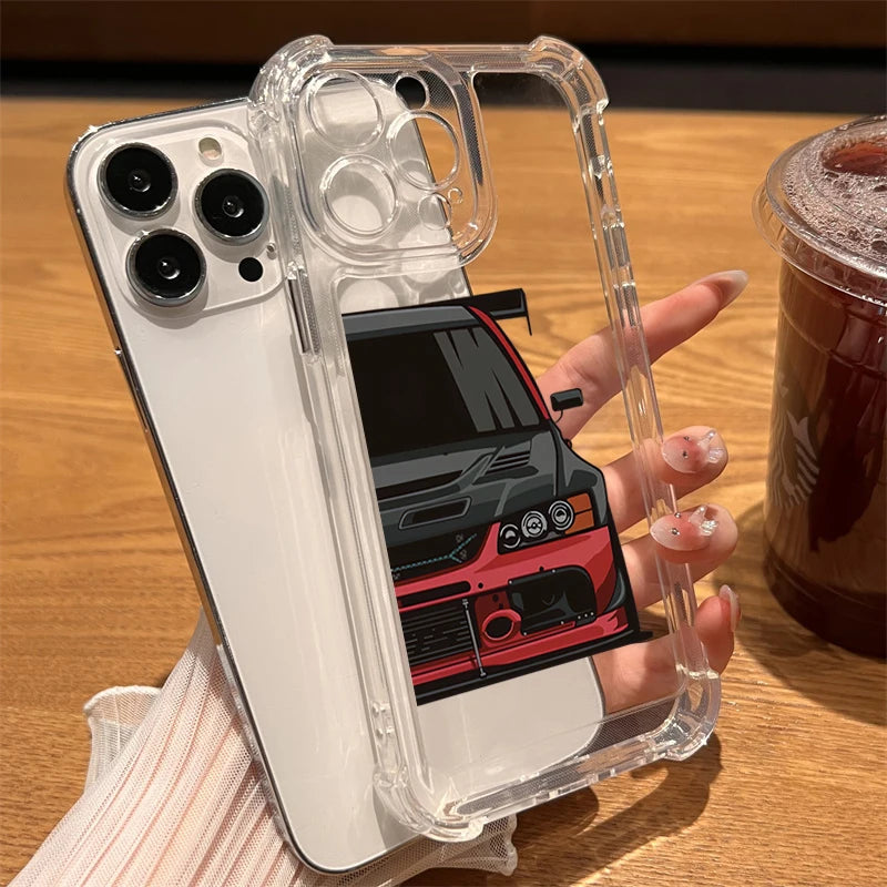 Transparent Sports Car Phone Cases FC