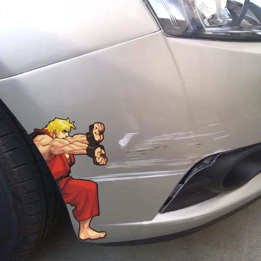 Fighting Game Character 3D Car Decal FC