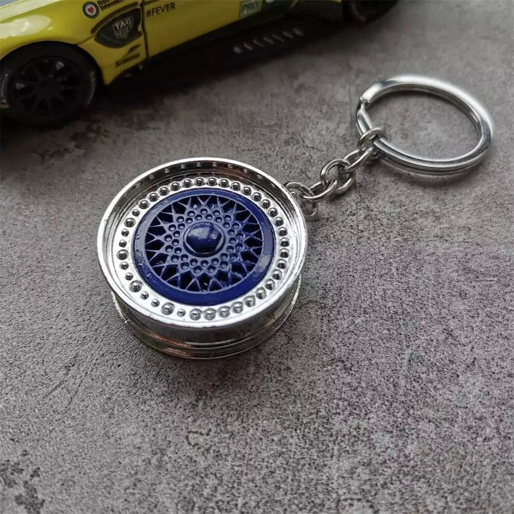 Classic Multi-Spoke Wheel Keychain FC