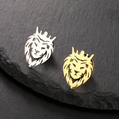 Lion Pin Brooch for Men FM