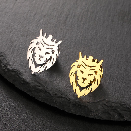 Lion Pin Brooch for Men FM