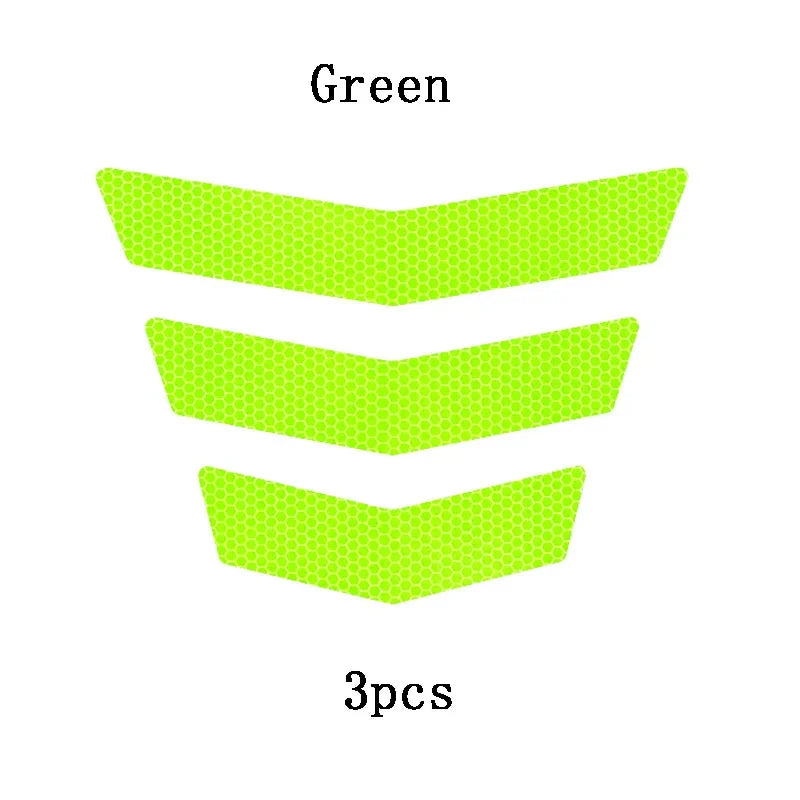 3pcs/set Motorcycle Stickers Reflective FM