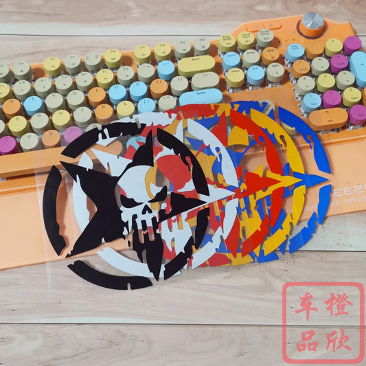 Skull Fuel Tank Stickers FM