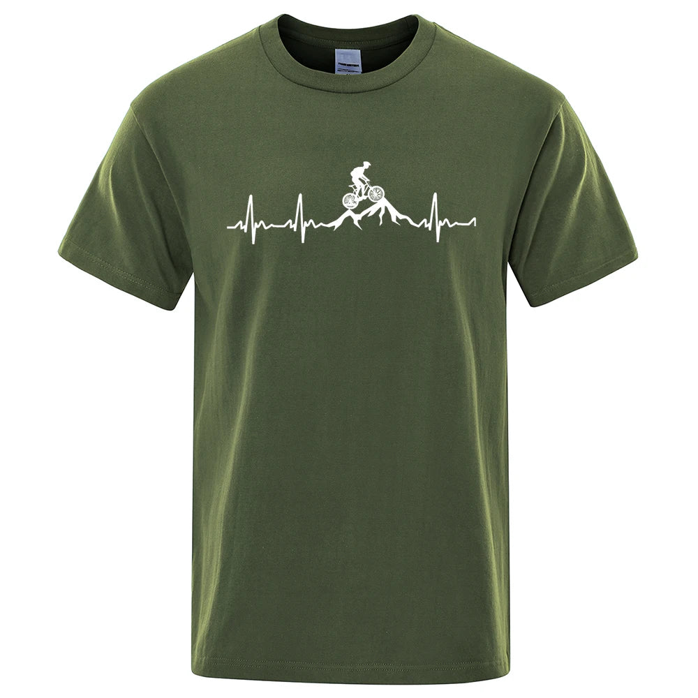 Heartbeat MTB Men T-Shirt FB