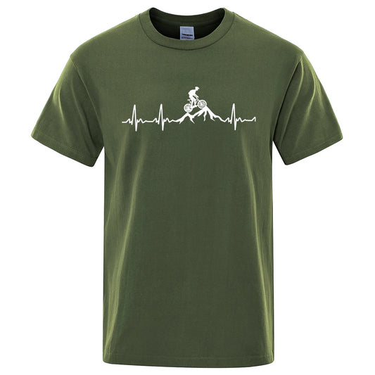 Heartbeat MTB Men T-Shirt FB