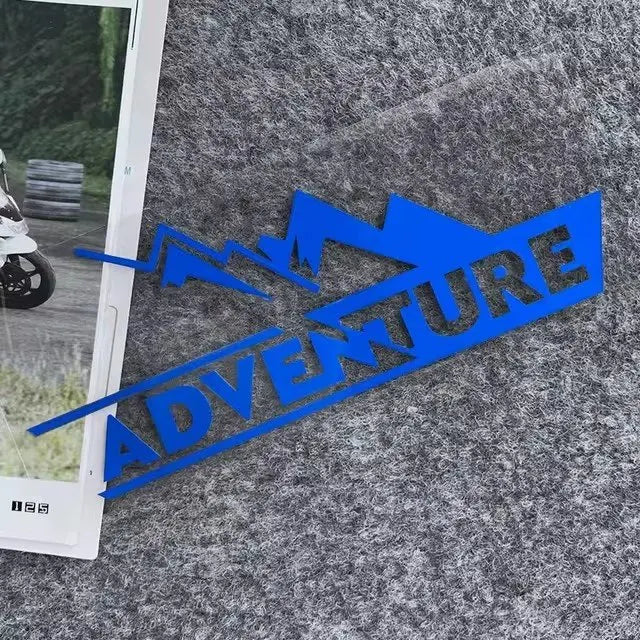 Motorcycle Adventure Sticker FM