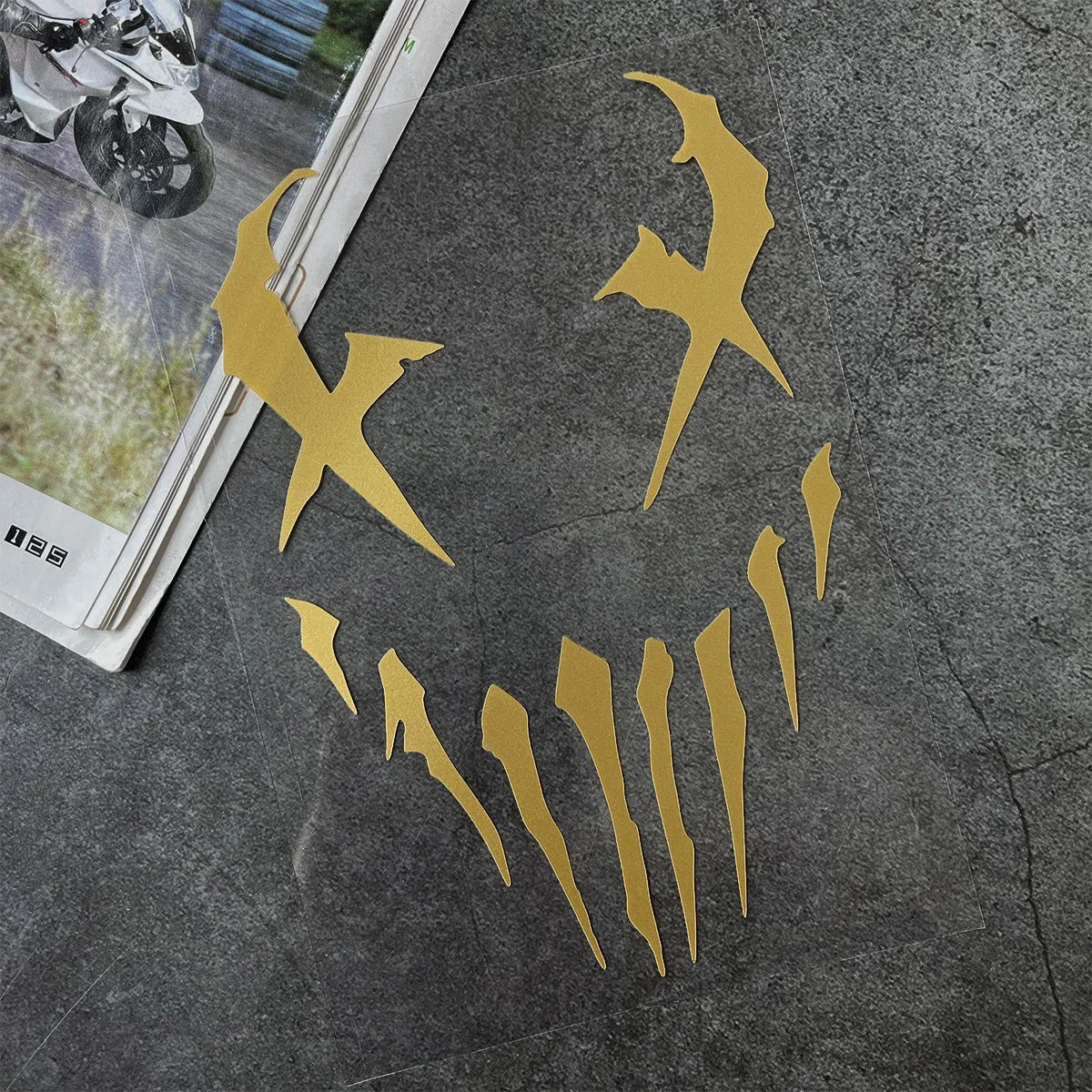 Devil Motorcycle Stickers FM