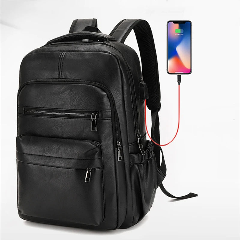 USB Charging Backpack for Men FM