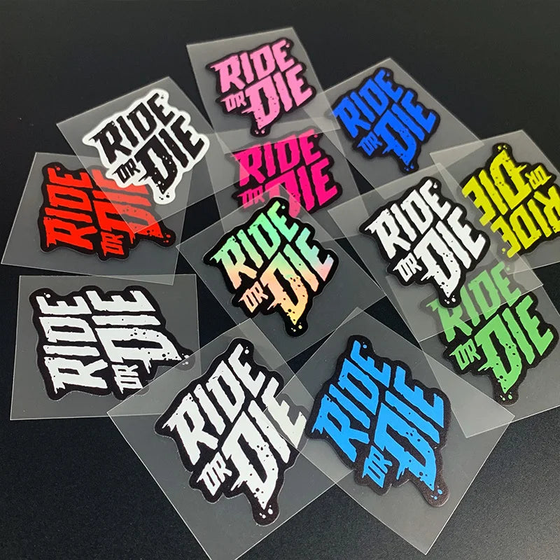 Ride or Die Bicycle Sticker FB