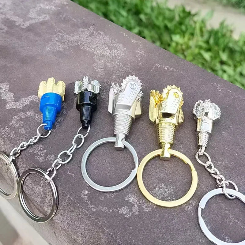 Tricone Drill Bit Keychain TS