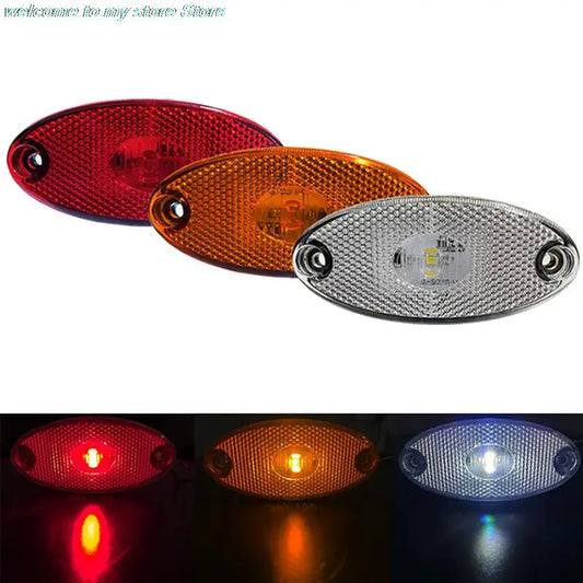 Oval Flush Mount LED Side Marker Lights TS
