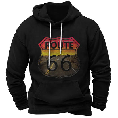 Vintage Hoodie Route 66 FM