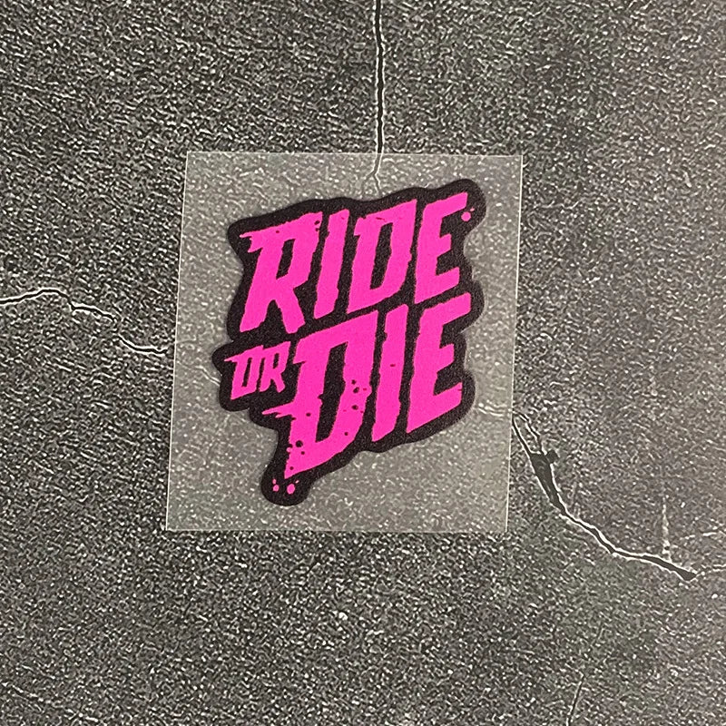 Ride or Die Bicycle Sticker FB