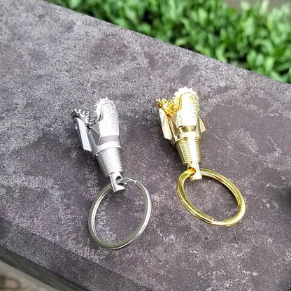 Tricone Drill Bit Keychain TS