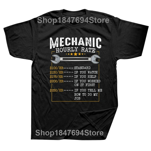 Mechanic Hourly Rate T-Shirt FC