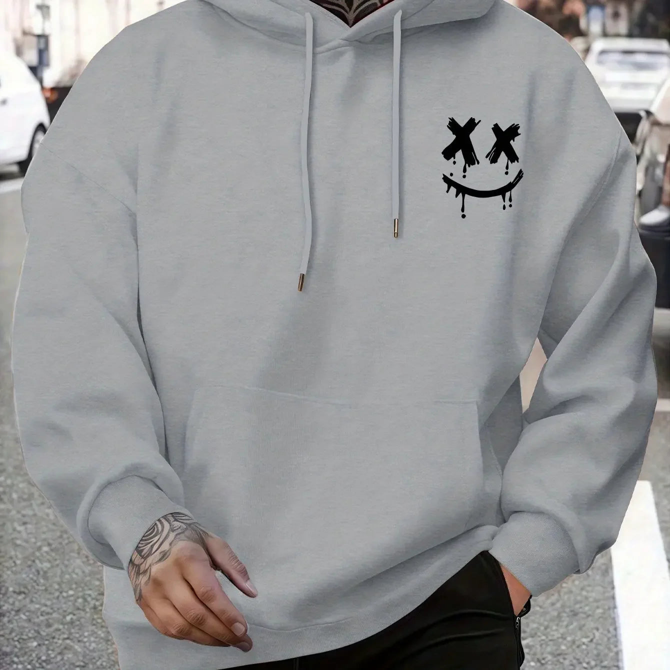 Man Smiling Face Hooded FM