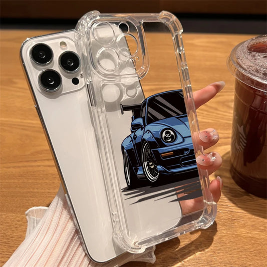 Transparent Sports Car Phone Cases FC