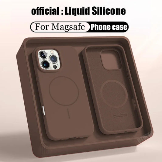 Magnetic Silicone Case for iPhone FM