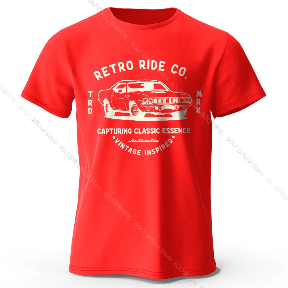 Men's Vintage "Retro Ride Co" T-Shirt FC