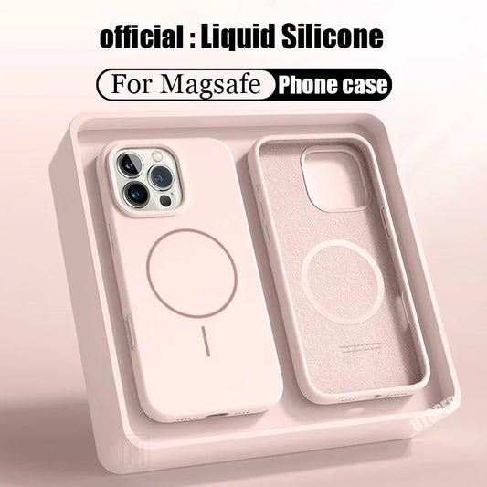 Magnetic Silicone Case for iPhone FM