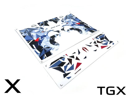 Geometric Lion Graphics Model Sticker TS