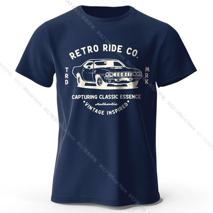 Men's Vintage "Retro Ride Co" T-Shirt FC