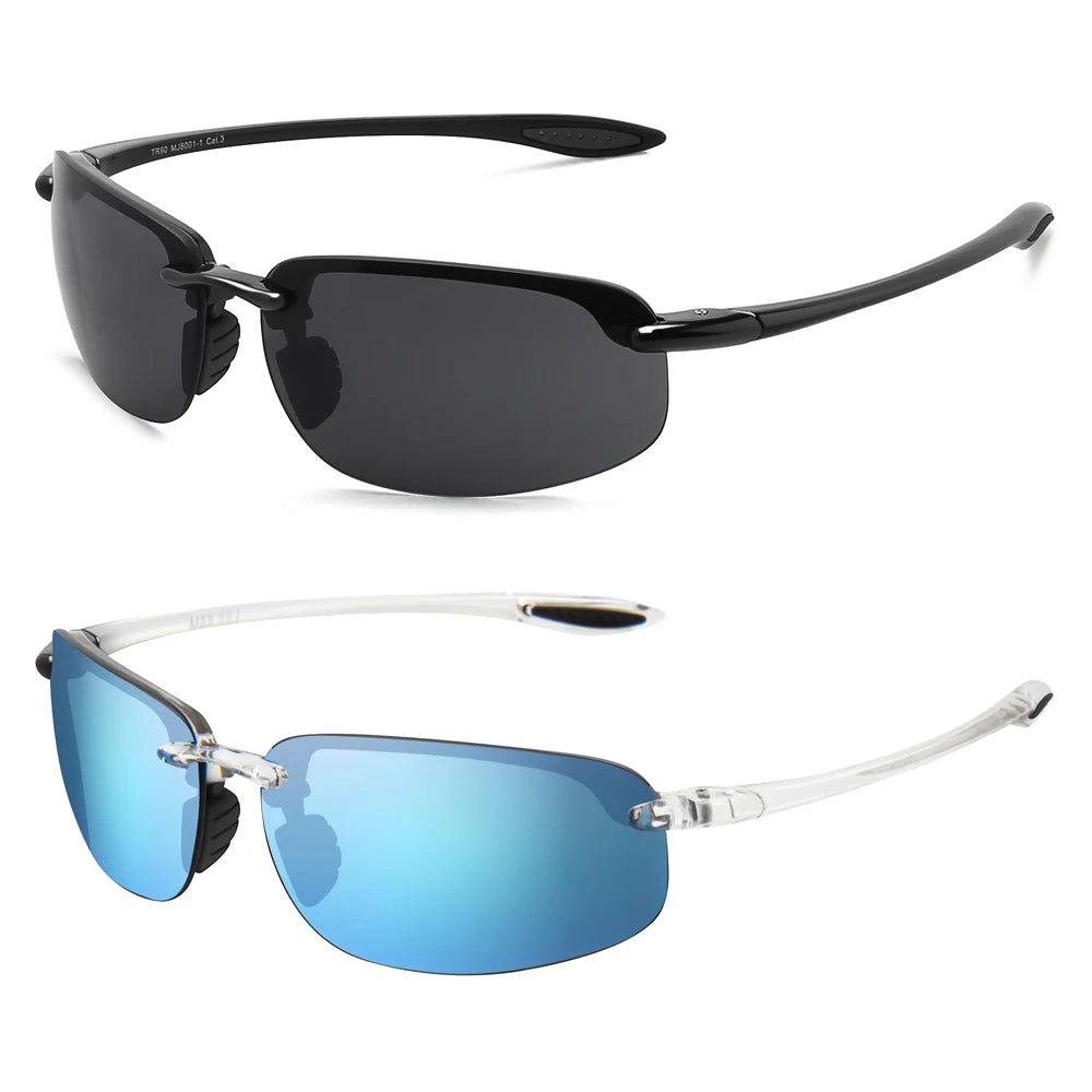 2 Pack Polarized Sunglasses FM
