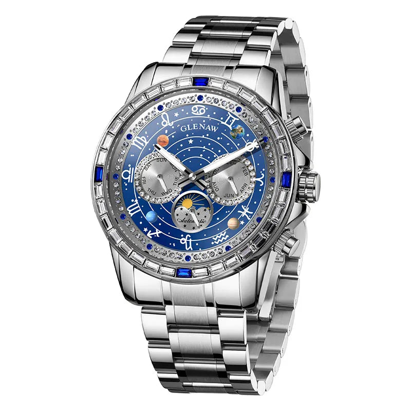 Business Waterproof Luminous Watch FM